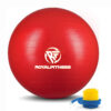 Piłka gimnastyczna do ćwiczeń Joga pilates fitness RoyalFitness 65 cm - Czerwona