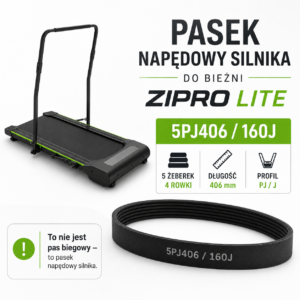 Pasek napędowy 5PJ406 160J do bieżni Zipro Lite