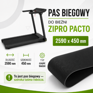 Pas biegowy 2590x450 do bieżni Zipro Pacto