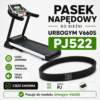 Pasek napędowy VEGA X PJ522 do bieżni Urbogym V660S