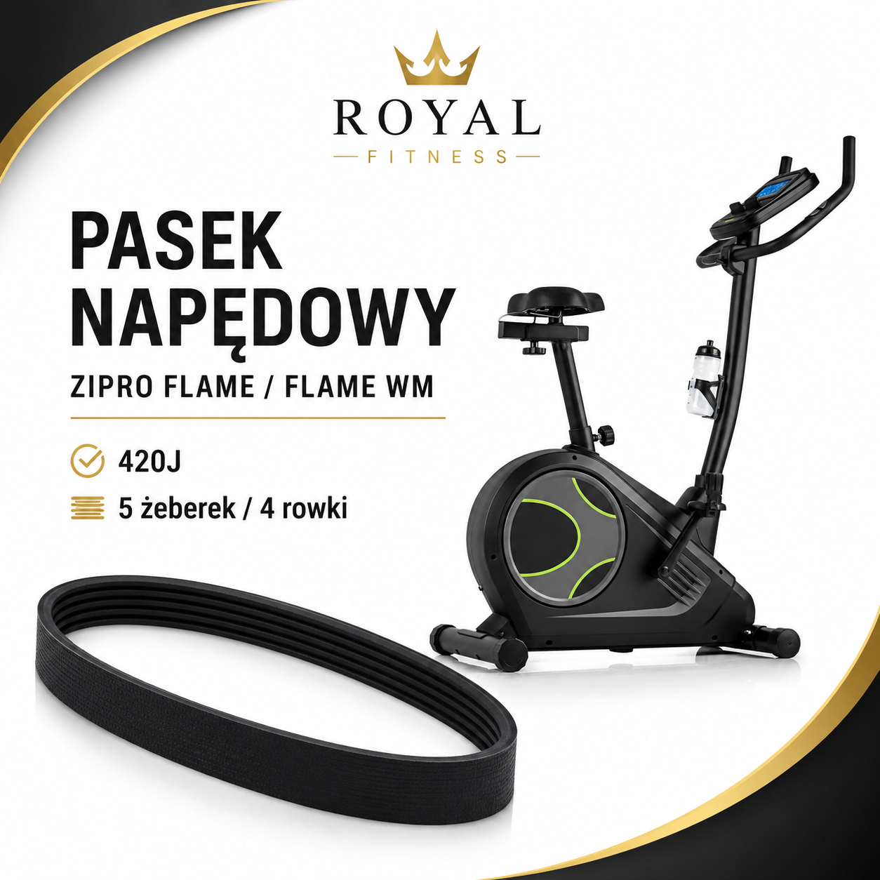 Pasek napędowy Zipro Flame i Flame WM 420J Pasek napędowy 420J do rowerka Zipro Flame i Zipro Flame WM