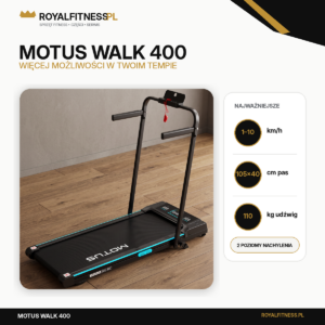 Bieżnia domowa MOTUS WALK 400 – walking pad do chodzenia i biegania