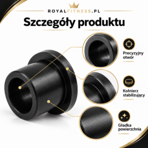 Szczegóły tulei plastikowej do orbitreka ZIPRO 24 × 20 × 16,1 mm