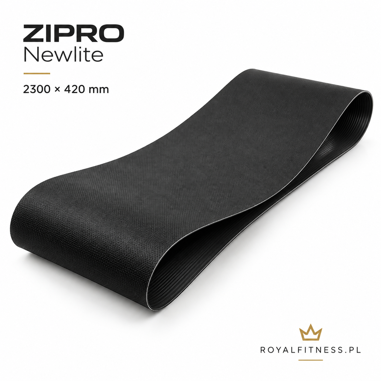 Pełny pas biegowy ZIPRO Newlite Pełny pas biegowy do bieżni ZIPRO Newlite 2300 × 420 mm