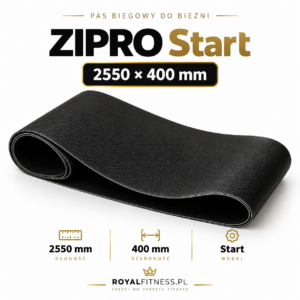 Pełny pas biegowy do bieżni ZIPRO Start 2550 × 400 mm