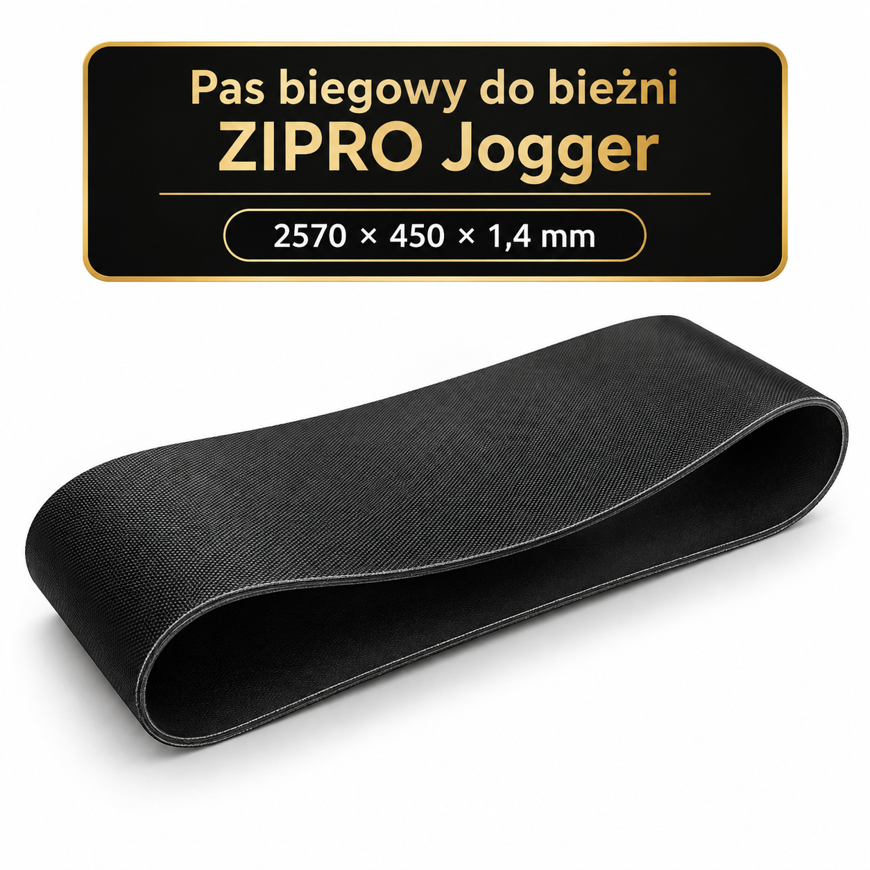 Pas biegowy ZIPRO Jogger 2570 × 450 × 1,4 mm Pas biegowy do bieżni ZIPRO Jogger 2570 × 450 × 1,4 mm