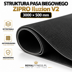 Struktura powierzchni pasa biegowego ZIPRO Iluzion V2