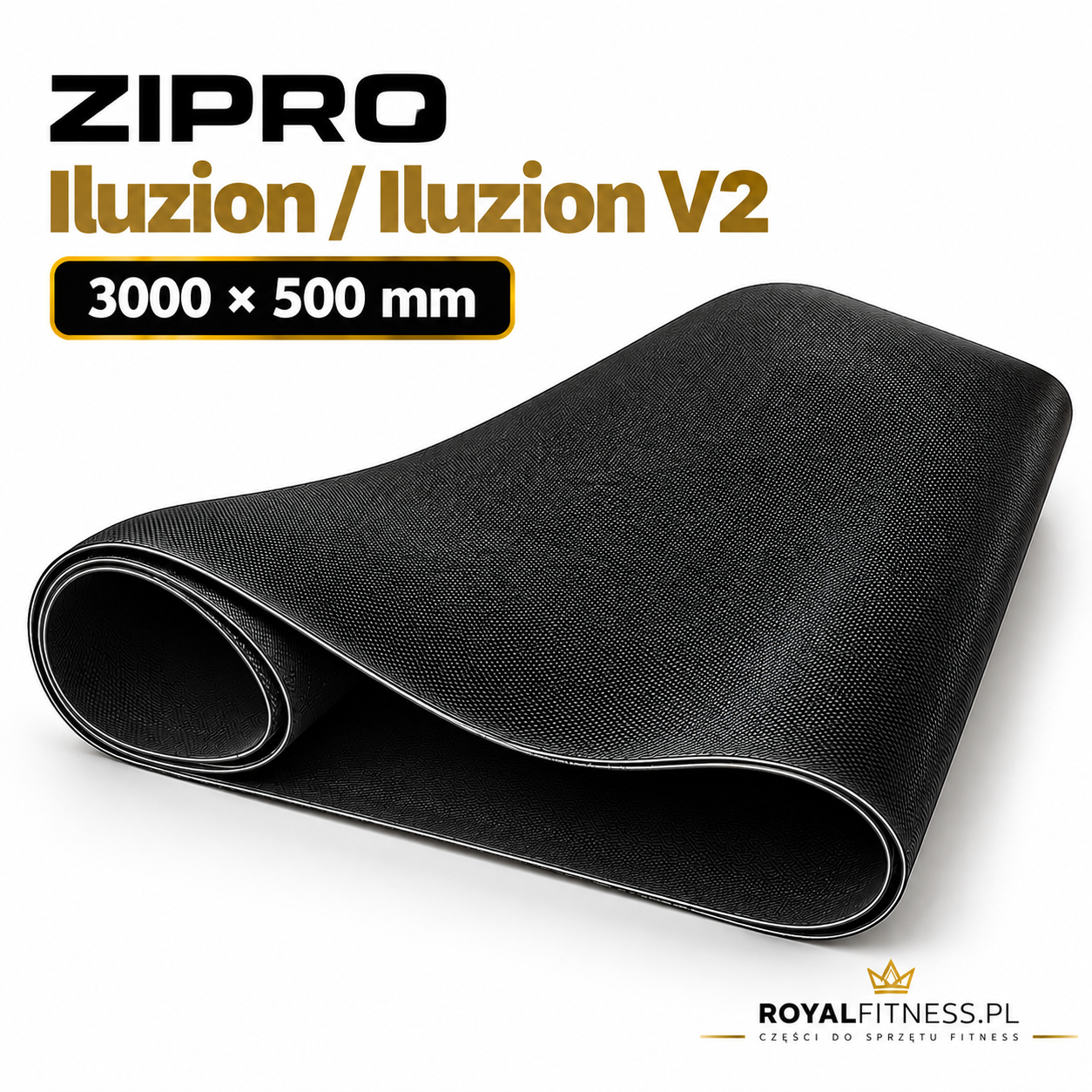 Pełny pas biegowy ZIPRO Iluzion V2 Pełny pas biegowy do bieżni ZIPRO Iluzion V2 3000 × 500 mm