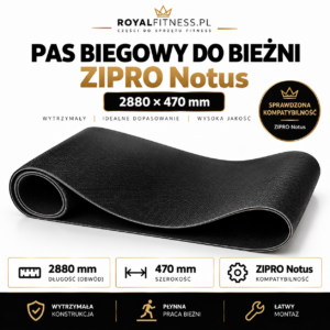 Wymiary pasa biegowego ZIPRO Notus 2880 × 470 mm
