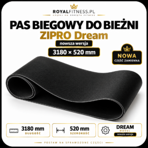 Pas biegowy do bieżni ZIPRO Dream 3180 × 520 mm – nowsza wersja
