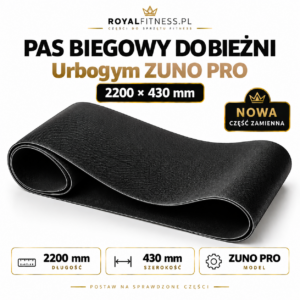 Pas biegowy do bieżni Urbogym ZUNO PRO 2200 × 430 mm