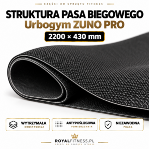Struktura powierzchni pasa biegowego Urbogym ZUNO PRO
