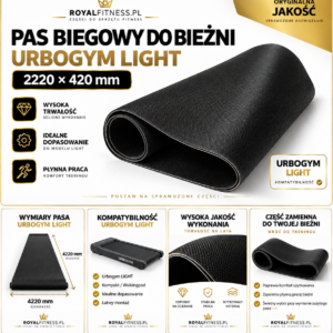 Struktura powierzchni pasa biegowego Urbogym LIGHT