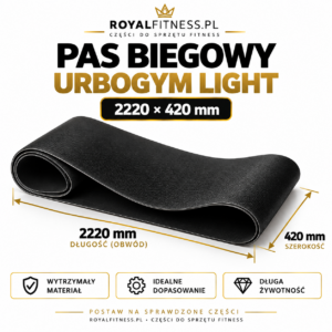 Pas biegowy przeznaczony do bieżni Urbogym LIGHT