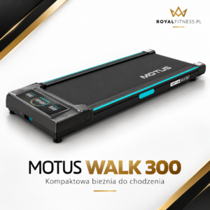 Bieżnia do chodzenia MOTUS WALK 300 – kompaktowy walking pad z oferty RoyalFitness.pl