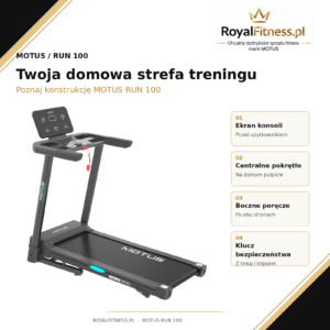 Bieżnia MOTUS RUN 100 — prezentacja modelu