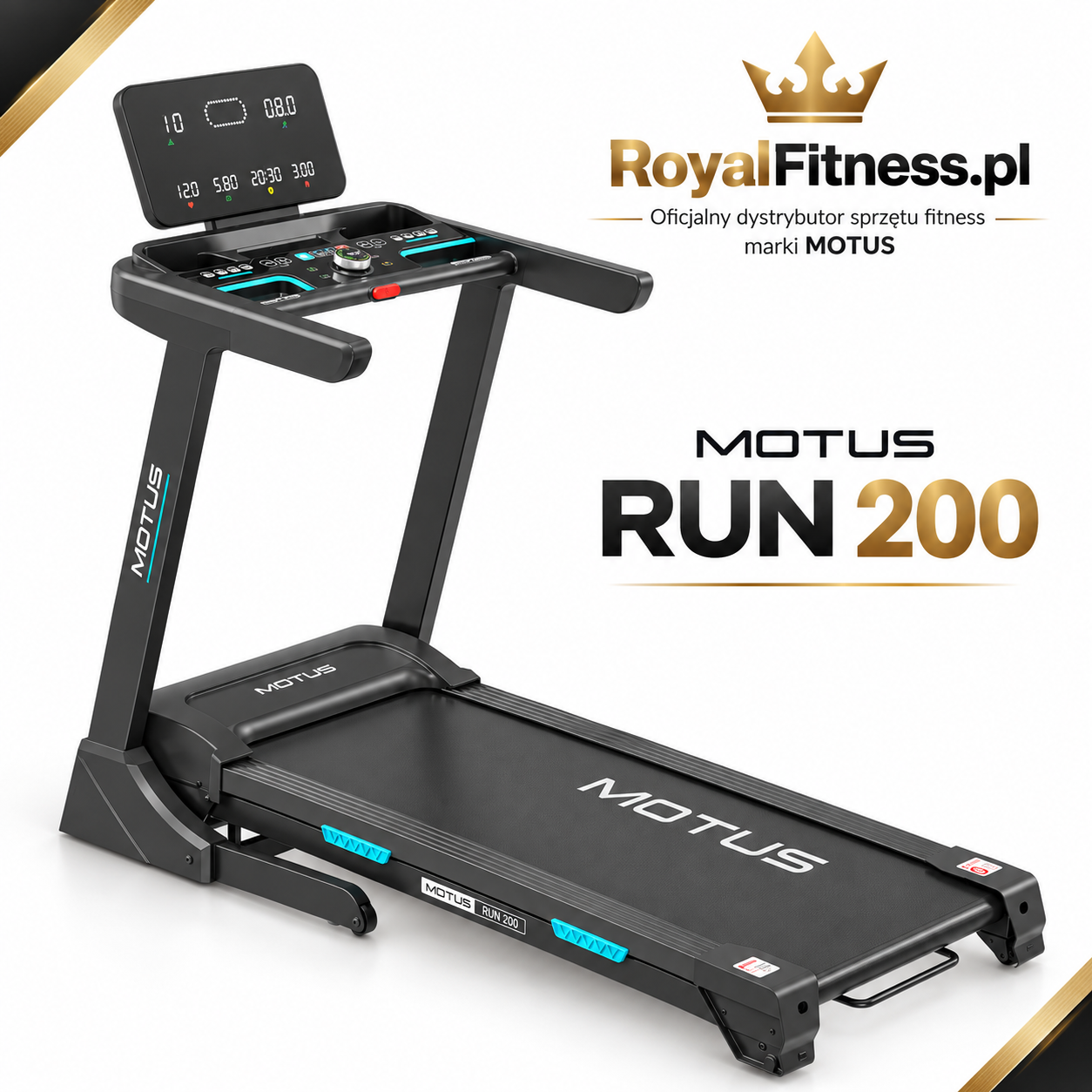 MOTUS RUN 200 – Miniatura produktu | RoyalFitness Bieżnia MOTUS RUN 200 — miniatura produktu