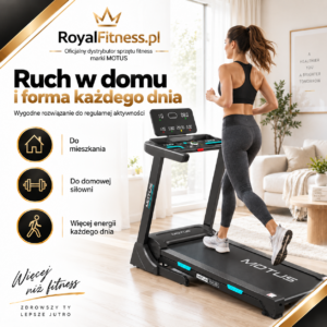 Bieżnia MOTUS RUN 200 — panel i obsługa