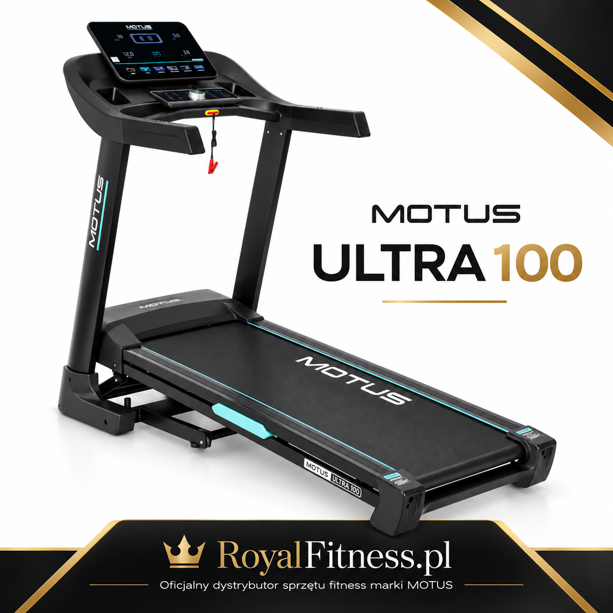 MOTUS ULTRA 100 – Miniatura produktu | RoyalFitness Bieżnia MOTUS ULTRA 100 — miniatura produktu