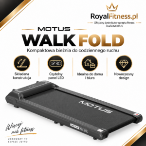 Bieżnia MOTUS WALK FOLD — prezentacja modelu